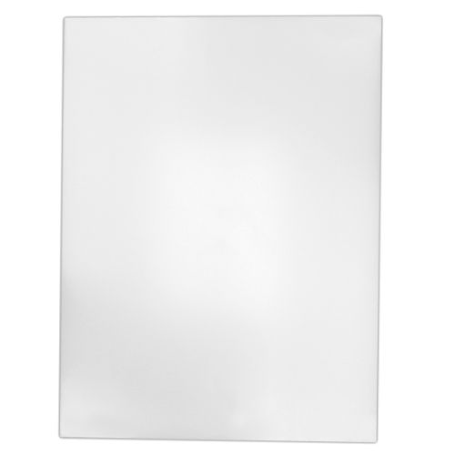 Thunder Group PLCB014, 12x18x1 1/8-Inch Plastic Rectangular Cutting Board, White