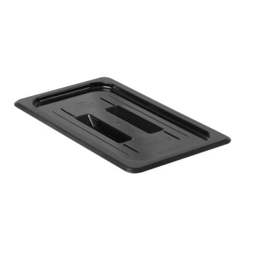 Thunder Group PLPA7130CBK, Polycarbonate Third Size Solid Cover For Food Pan, Black