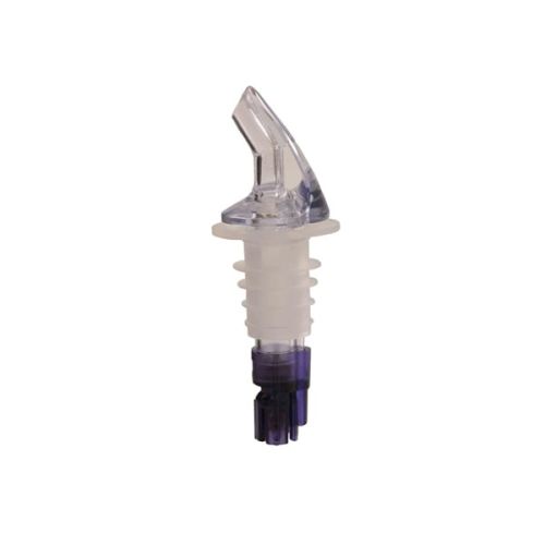 Thunder Group PLPR113M, 1.2 Oz Plastic Purple Measured Liquor Pourer Without Collar, DZ