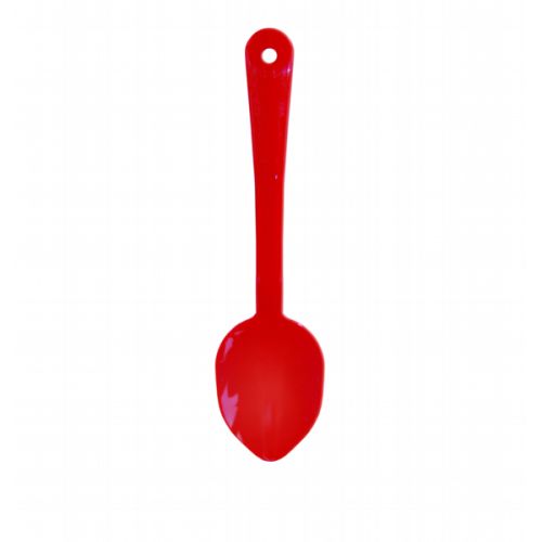 Thunder Group PLSS111RD, 11-Inch Polycarbonate Solid Serving Spoon, Red, 12/CS