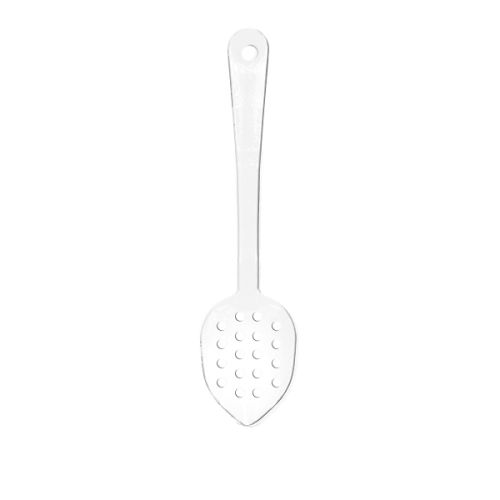 Thunder Group PLSS113CL, 11-Inch Polycarbonate Perforated Serving Spoon, Clear, 12/CS