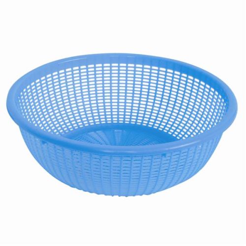 Thunder Group PLWB002, 11 1/2-Inch Round Plastic Colander without Handles, Blue 
