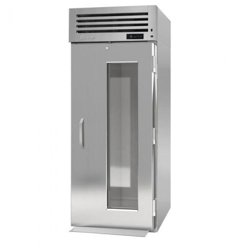 Turbo Air PRO-26R-G-RI-N-L 1 Glass Doors Roll-In, Top Mount Refrigerator, Left Hinged