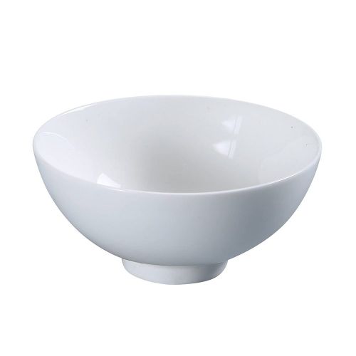 Yanco PS-007 8.5 Oz 4.5-Inch Piscataway Porcelain Round White Rice Bowl, 48/CS