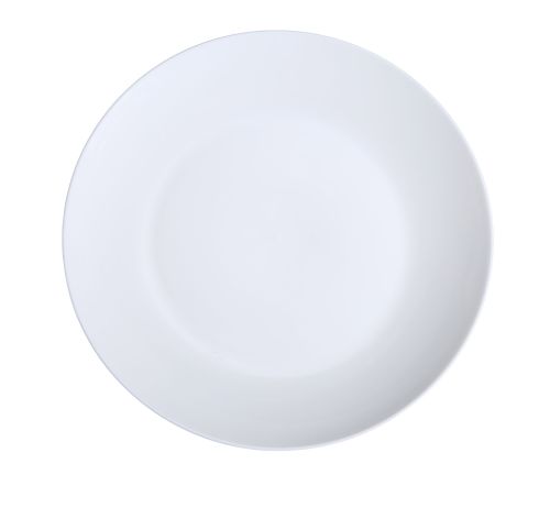 Yanco PS-9-C 9-Inch Piscataway Porcelain Round White Coupe Plate, 24/CS