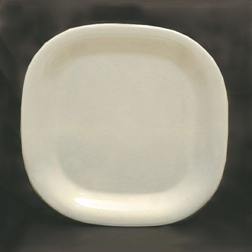 Thunder Group PS3010V 11 Inch Western Passion Pearl Melamine Rounded Square Plate, EA