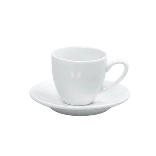 Yanco PS-35 3.5 Oz 2.5-Inch Piscataway Porcelain Round White Espresso Cup, 36/CS