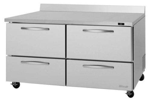 Turbo Air PWR-60-D4-N, 4 Drawers Worktop Refrigerator