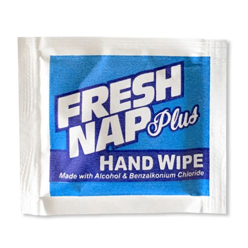 Kari-Out Fresh Nap Plus Sanitizing Hand Wipes w/Alcohol, 1000/CS