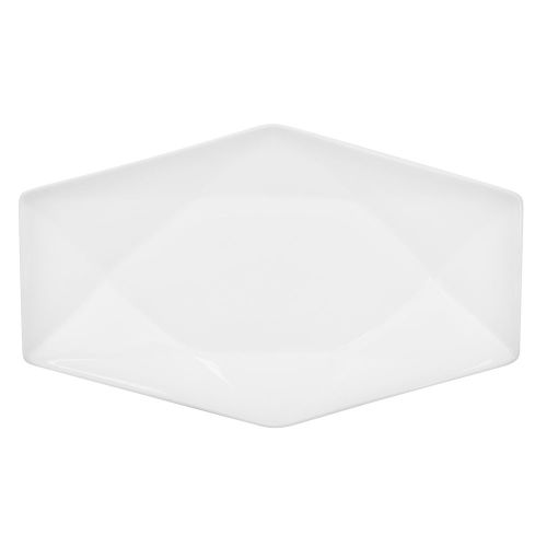 C.A.C. QZT-12, 10-Inch Porcelain Crystal Rectangular Platter, 2 DZ/CS