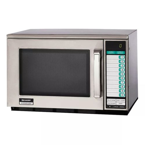 Sharp R-22GTF, Commercial Heavy Duty Microwave Oven, 1200W