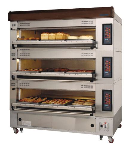 Turbo Air RBDO-33, 64.5-inch Electric Deck Oven, 3 Trays