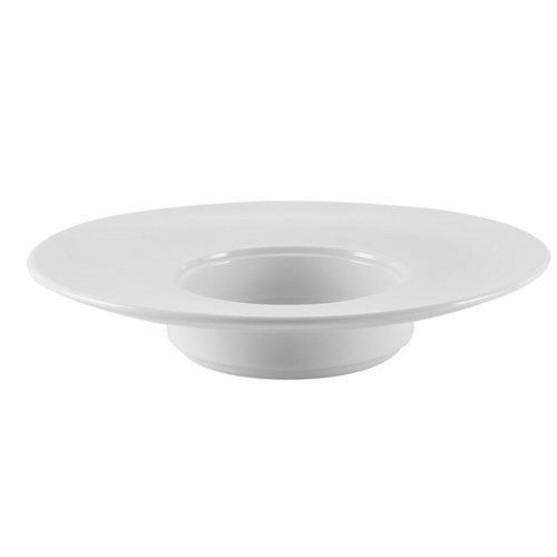 C.A.C. RCN-310, 7 Oz 10-Inch Porcelain Wide Rim Pasta Bowl, DZ