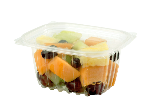 World Centric RD-CS-16, 16-Ounce Clear Ingeo Rectangular Deli Containers, 900/CS, ASTM, BPI (LIDS ARE SOLD SEPARATELY)