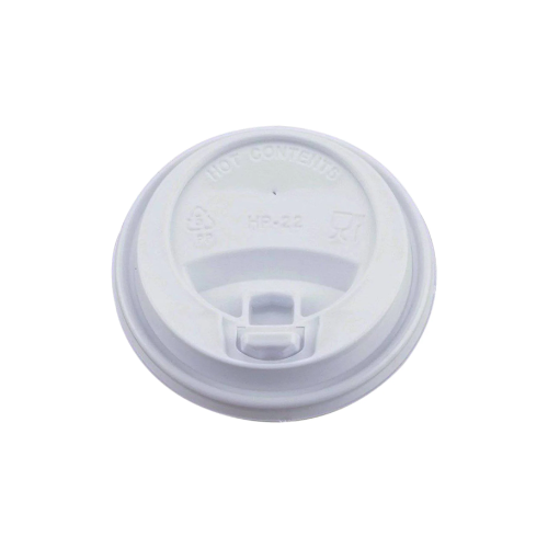 SafePro RDDL8W, Reclosable White Plastic Dome Lid for 8 Oz Hot Paper Cups, 1000/CS