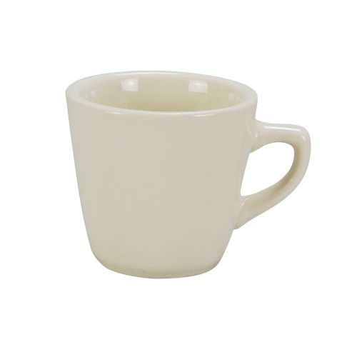 Yanco RE-1 7 Oz 3.375x2.75-Inch Recovery Porcelain Round American White Tall Cup, 36/CS