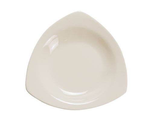 Yanco RE-410 22 Oz 10.5-Inch Recovery Porcelain Triangle American White Pasta Bowl, DZ