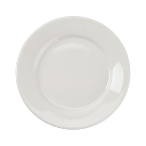 Yanco RE-5 5.5-Inch Recovery Porcelain Round American White Plate, 36/CS
