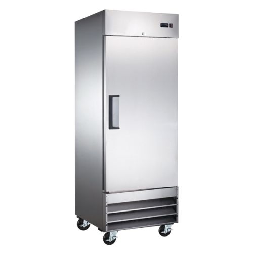 Omcan RE-CN-0021-HC, 29-inch 1 Solid Door Stainless Steel Reach-In Refrigerator, 23 Cu.Ft
