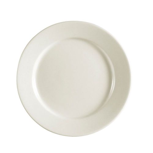 C.A.C. REC-21, 12-Inch Stoneware Plate with Rolled Edge, DZ