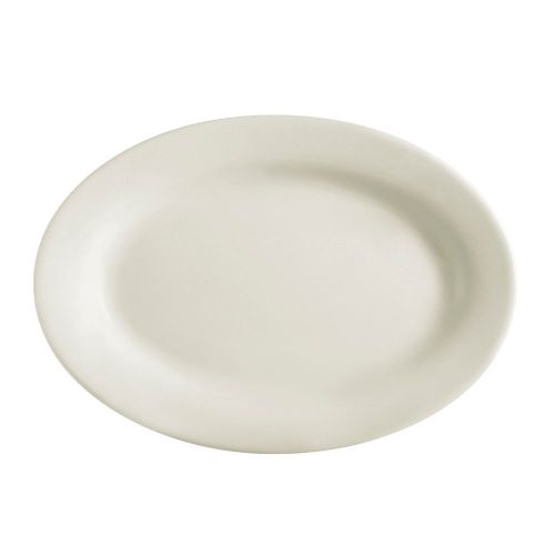 C.A.C. REC-33, 7-Inch Stoneware Oval Platter with Rolled Edge, 3 DZ/CS
