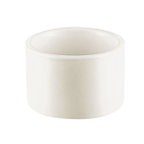 C.A.C. RKF-C4-P, 5 Oz 3-Inch Porcelain White Straight Ramekin, 2 DZ/CS