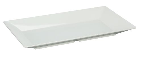 Yanco RM-218 18x10.5-Inch Rome Melamine Rectangular White Plate, DZ