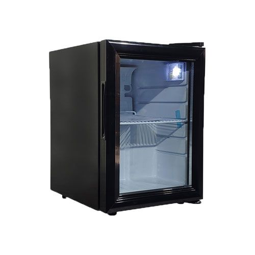 Omcan RS-CN-0021, 16-inch 21 Liter 1 Door Black Countertop Refrigerator