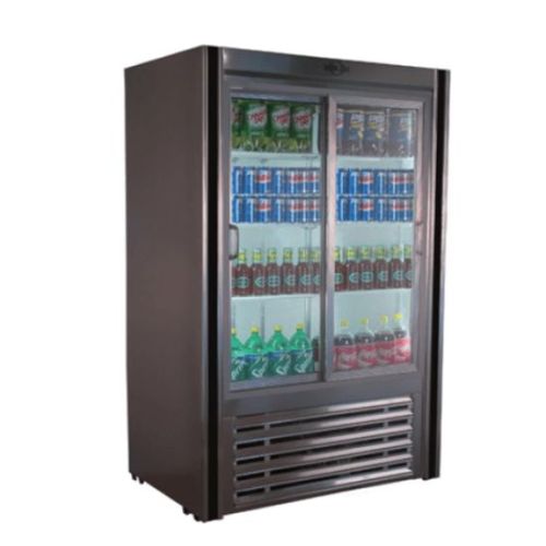 Universal Coolers RW-54-SC 54x30x75-Inch Beverage Cooler, Glass Sliding Doors, Self-Contained