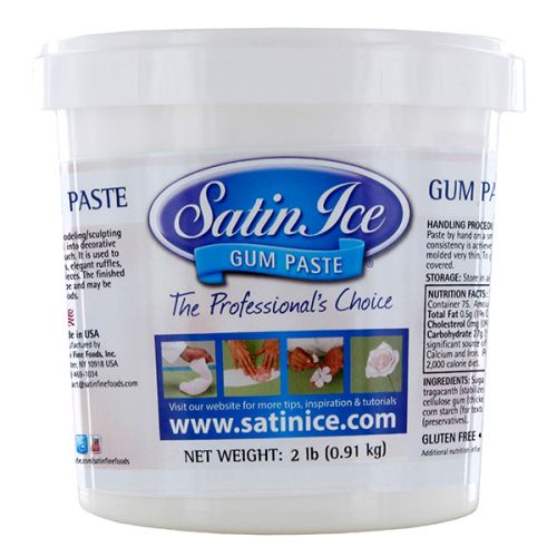 Ateco S10010, Satin Ice Gum Paste, 2-Libra Container