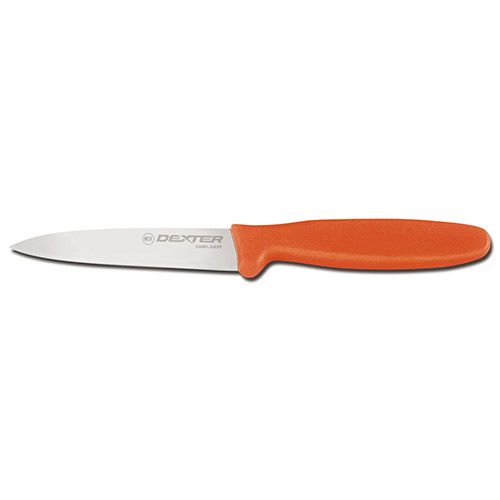 Dexter Russell S105PCP, 3-inch Slip-Resistant Orange Handle Paring Knife