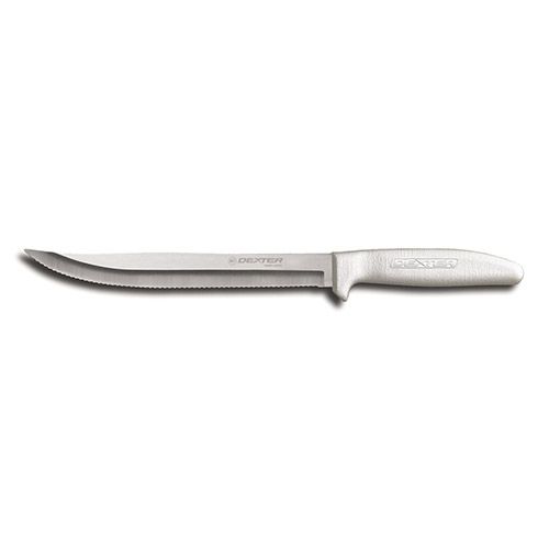 Dexter Russell S142-8SC-PCP, 8-inch Slip-Resistant Scalloped Utility Knife