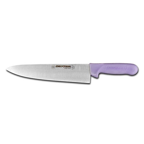 Dexter Russell S145-10P-PCP, 10-inch Slip-Resistant Purple Handle Knife