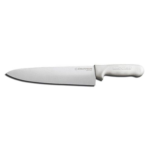 Dexter Russell S145-10PCP, 10-inch Slip-Resistant White Handle Knife
