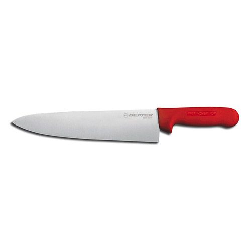 Dexter Russell S145-8R-PCP, 8-inch Slip-Resistant Red Handle Knife