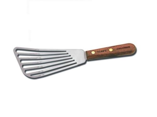 Dexter Russell S2461/2PCP, 6.5x3-Inch Slotted Fish Turner with Rosewood Handle