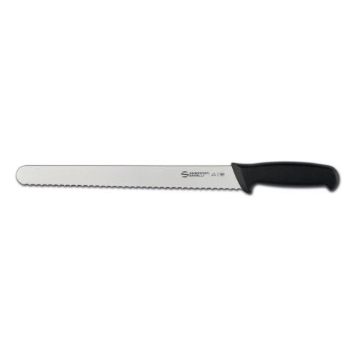 Ambrogio Sanelli S363.028, 11-Inch Blade Stainless Steel Baker Knife, Black