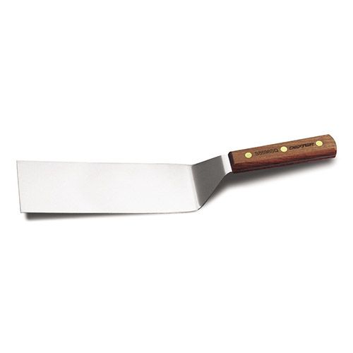 Dexter Russell S8698SQ-PCP, 8x3-Inch Square End Hamburger Turner with Rosewood Handle