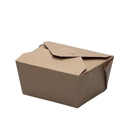 Safepro Eco SB01 26 Oz 5x4.5x2.5-Inch Take-out Recyclable Kraft Paper Container #1, 450/CS