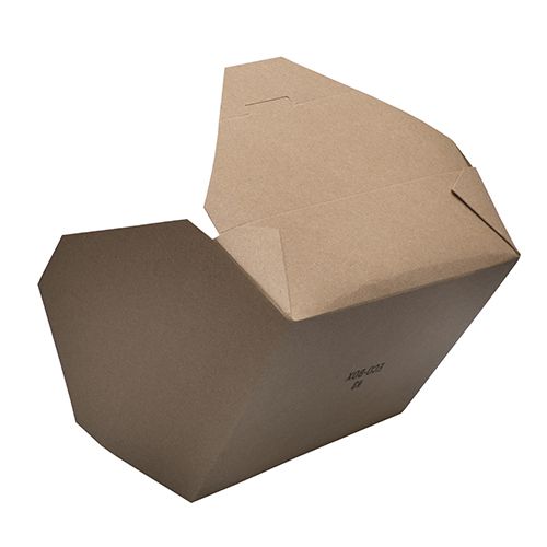 Safepro Eco SB03 66 Oz 8.5x6.25x2.5-Inch Take-out Microwavable Kraft Paper Container #3, 200/CS