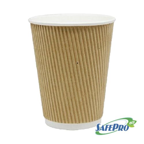 HD 12oz White Double Wall Insulated To Go Coffee Paper Cup - 500