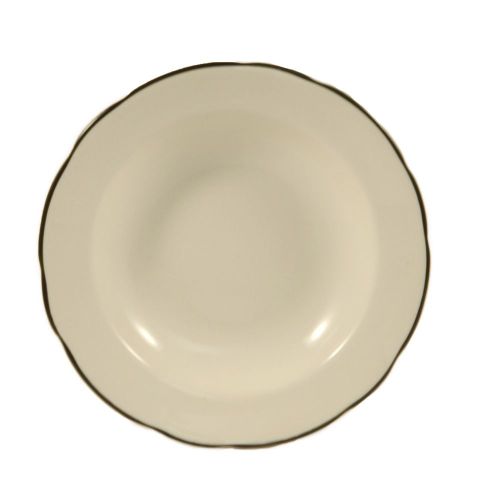 C.A.C. SC-3B, 10 Oz 9-Inch Stoneware Rim Soup Plate, 2 DZ/CS
