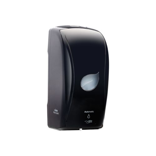 Winco SDAL-1K, 35 Oz Pur-Clean Wall Mount Automatic Liquid Soap Dispenser, Black