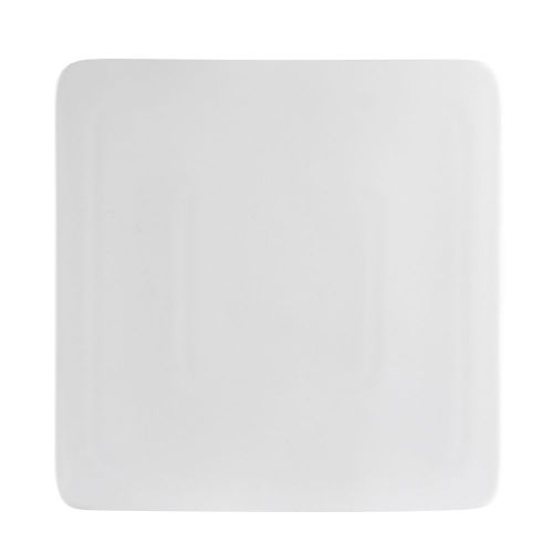 C.A.C. SF-SQ12, 12-Inch Porcelain Square Flat Plate, DZ