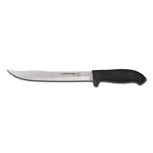 Dexter Russell SG142-9SCB-PCP, 9-Inch Scalloped Utility Knife with Black Sofgrip Handle, NSF (Discontinued)