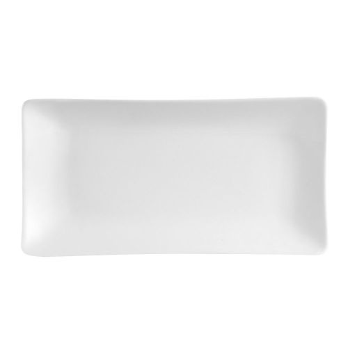 C.A.C. SHA-12, 10-Inch Porcelain Rectangular Platter, 2 DZ/CS