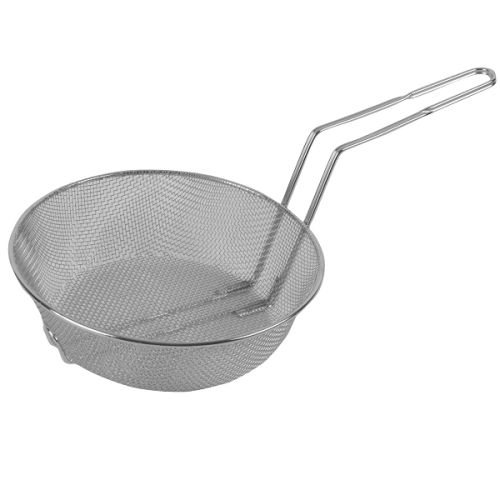 Winco FB-30 13.25x6.5x5.9-Inch Fry Basket with Green Handle 