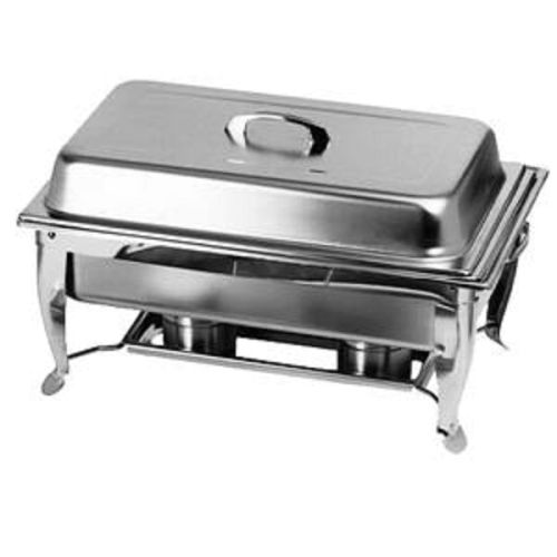 Winco C-1080 Eco-Chafer with Polished Cover and Folding Frame 