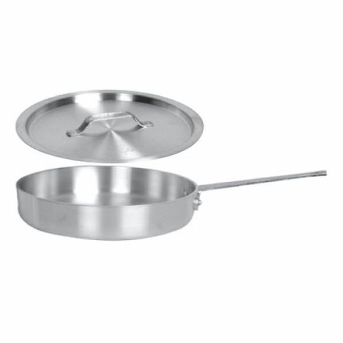 Thunder Group SLSAP070, 7-Quart 18/8 Stainless Steel Saute Pan with Cover  (Discontinued)