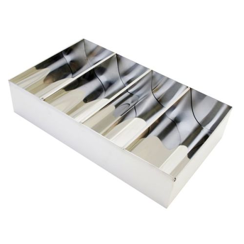 Thunder Group SLSCB04, Stainless Steel 4-Compartment Cutlery Box